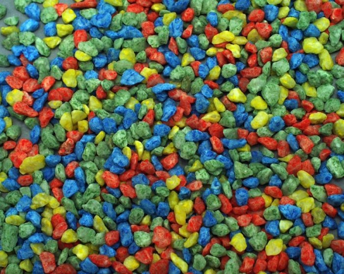 MARTY Štěrk čtyřbarevný 3 - 4 mm 2,5 kg