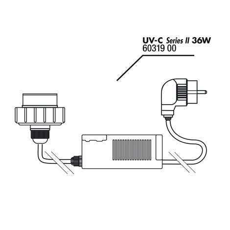 JBL AQ víko+předřadník UV-C 36W