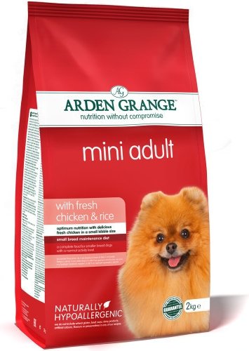 Arden Grange Dog Adult mini with fresh chicken & rice 2 kg