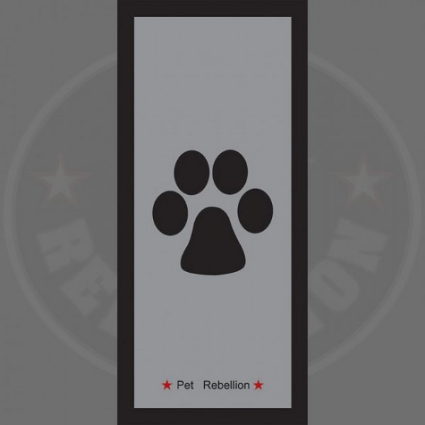 PET REBELLION- Běhoun, šedý, 45 x 100cm