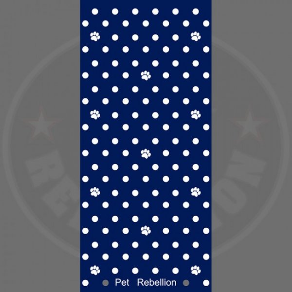 PET REBELLION- Běhoun, puntíkovaný modrý, 45 x 100cm