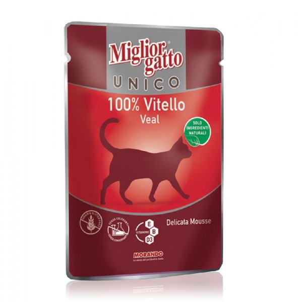 Miglior Gatto Unico kapsička telecí 85g - kočka