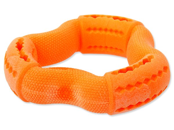 Hračka DOG FANTASY FTPR kruh na pamlsky oranžový 12 cm 1ks