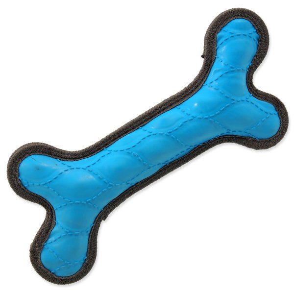 Hračka DOG FANTASY Rubber kost modrá 24 cm