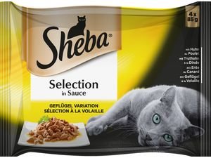 Sheba Select Slices in jelle drůbeží 12 x 85 g kapsa