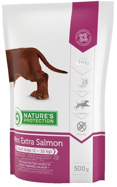 Nature´s Protection Dog Dry Adult Mini Extra Salmon 500 g