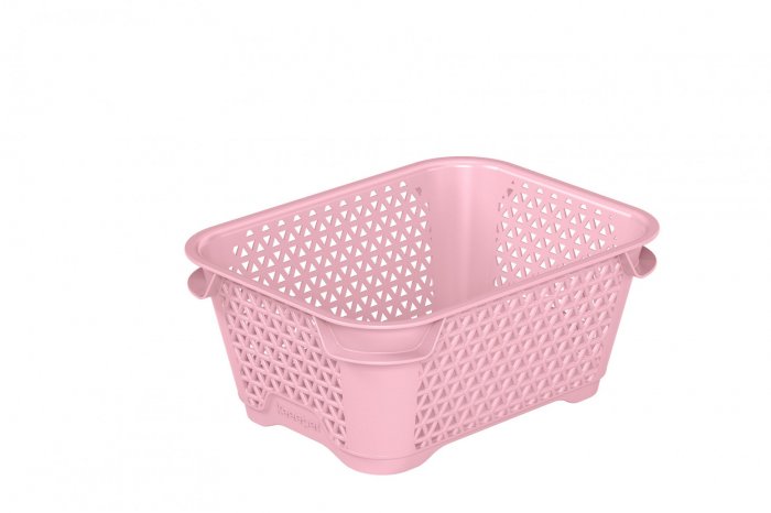 Stohovatelný skladovací box A7 Mirko růžový