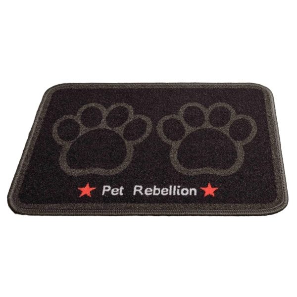 PET REBELLION Dinner Mate Jet black Kobereček pod misku 40x60cm