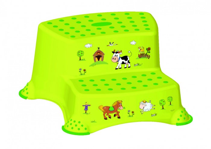 Keeeper Dvojitý protiskluzový taburet igor "Veselá farma"