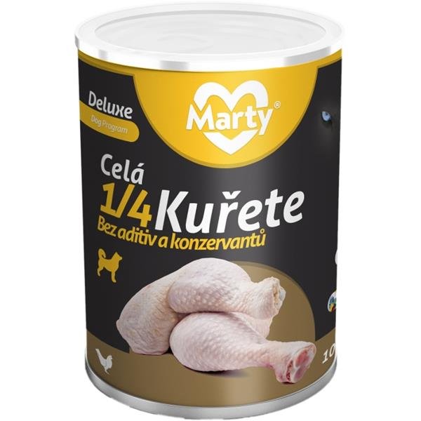 MARTY pro psy DeLuxe celá 1/4 kuřete 400 g