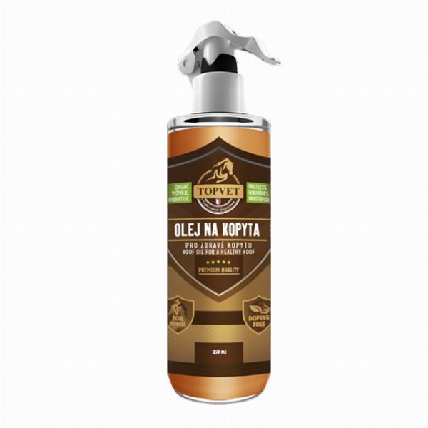 TOPVET Olej na kopyta - pro zdravé kopyto 500 ml