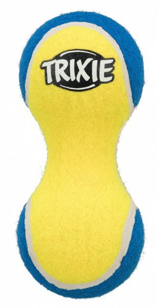 Tenisová činka modro-žlutá TRIXIE 15 cm