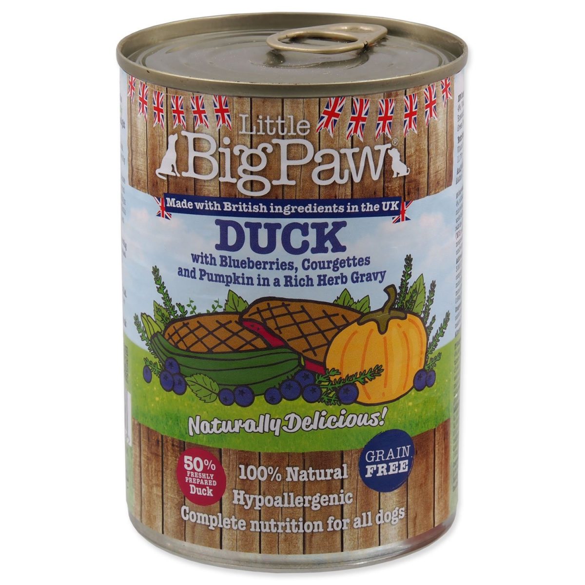Konzerva LITTLE BIGPAW kachna 390g