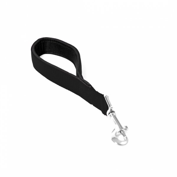 Vodítko nylon krátké Černá DUVO+ 2,5 x 30 cm