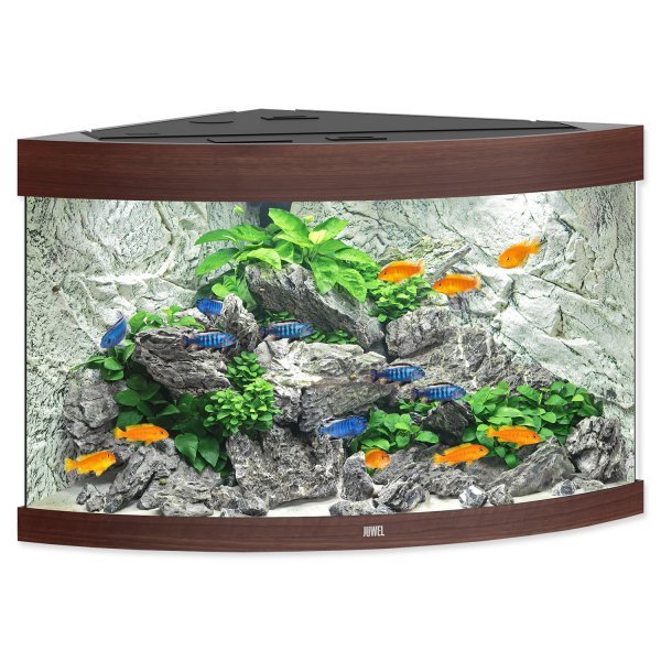 Akvárium set JUWEL Trigon LED 190 tmavě hnědé 190l
