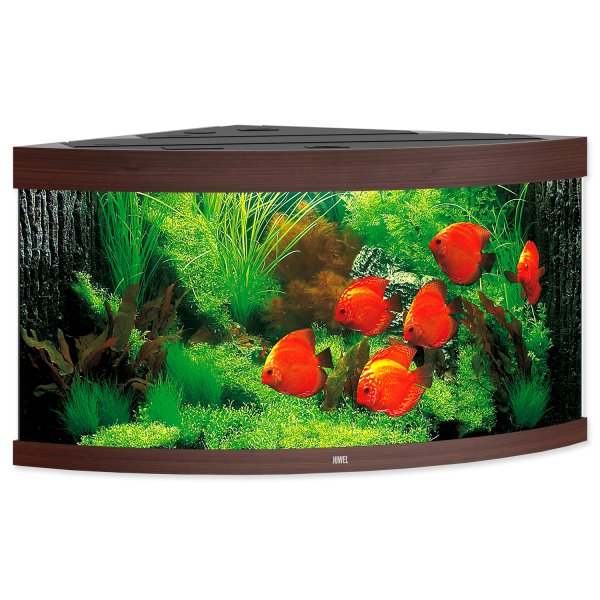 Akvárium set JUWEL Trigon LED 350 tmavě hnědé 350l