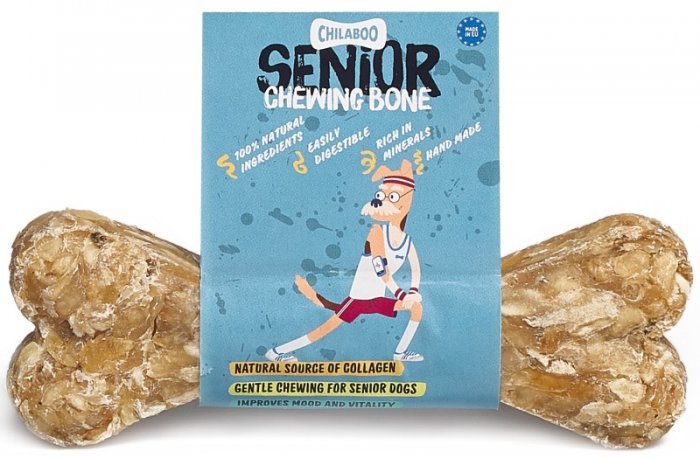 Chilaboo bůvolí kost plněná SENIOR 10cm