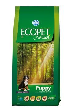 Ecopet Natural Puppy Maxi 12kg+2kg ZDARMA