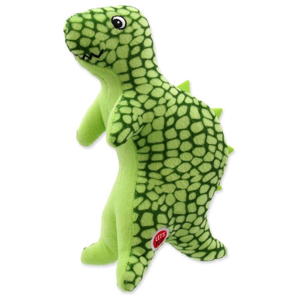 Hračka LET`S PLAY dinosaurus zelený 25 cm 1ks