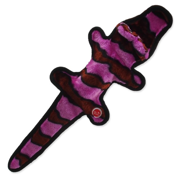 Hračka DOG FANTASY Skinneeez eXtreme krokodýl fialový 50 cm 1ks