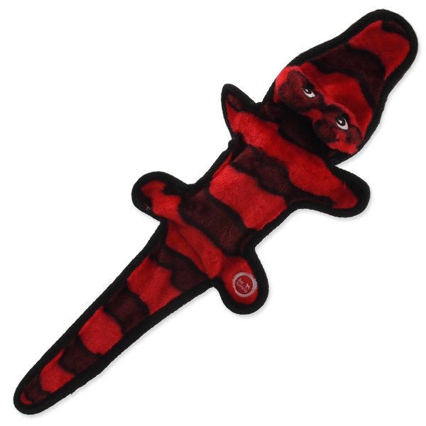 Hračka DOG FANTASY Skinneeez eXtreme krokodýl červený 50 cm 1ks