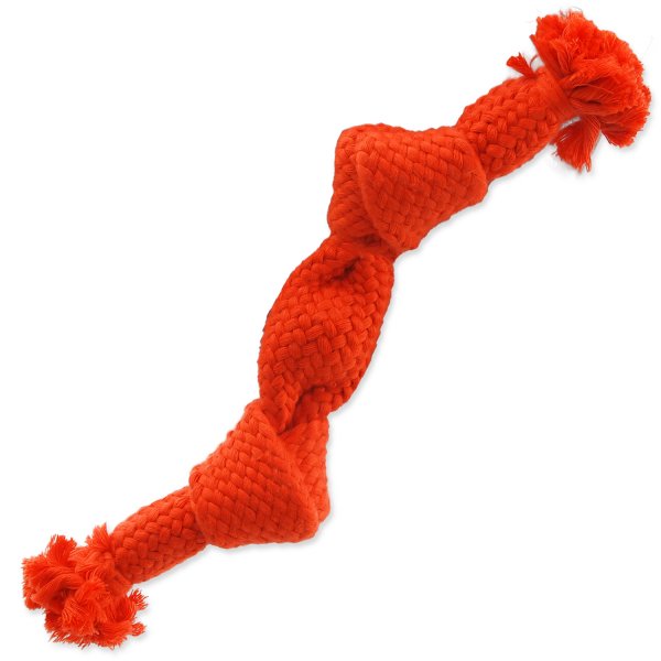 Uzel DOG FANTASY oranžový pískací 2 knoty 22 cm 1ks