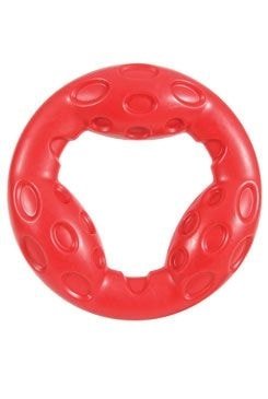 Hračka pes kruh TPR RING 18cm červená Zolux