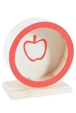 Hračka hlodavec kolo APPLE M dřevo Zolux