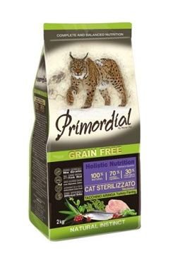 Primordial Pet Food GF Cat Sterilizzato Turkey&Herring 2 kg