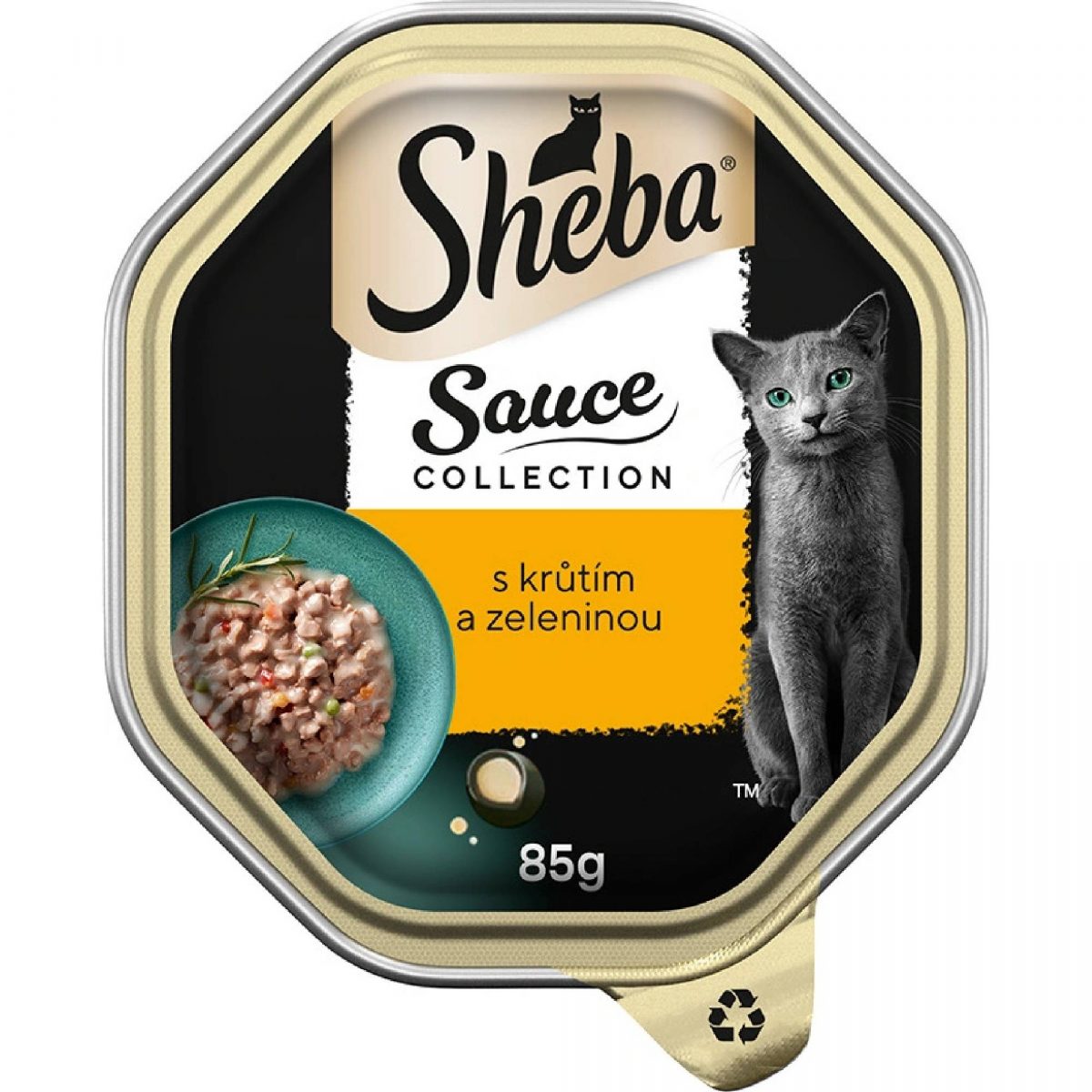 Sheba vanička Krůtí se zeleninou ve šťávě 85g