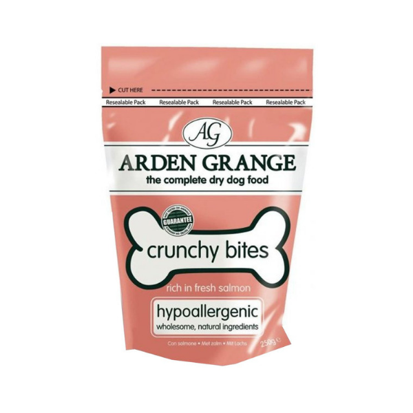 Arden Grange crunchy bites with salmon and rice 225 g
