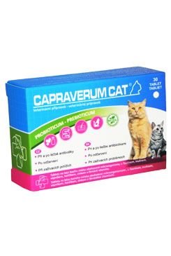 Abel plus CAPRAVERUM Cat probiotikum prebiotikum 30 tbl