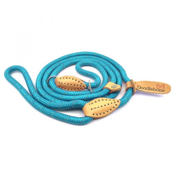 Doodlebone stahovací lanové vodítko, modré, velikost 1,3m