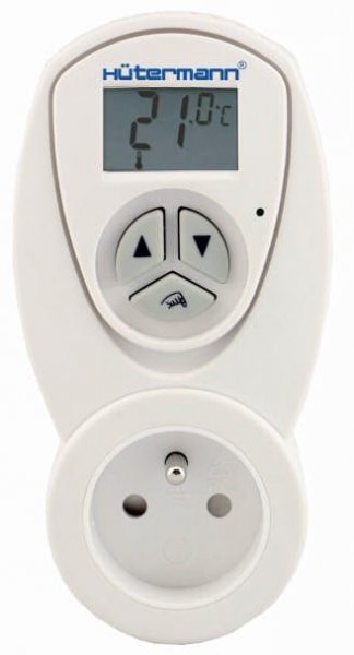 TZ63 zásuvkový elektronický termostat např. pro koupelnový radiátor (do zásuvky)