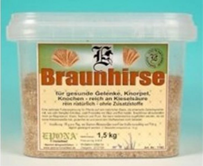 EPONA Braunhirse Geschotet - Drcené hnědé proso 1,5 kg