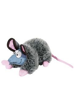 Hračka pes GILDA RAT plyš šedá 44cm Zolux