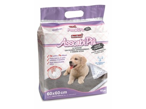 Record plenová podložka  BestBone 10 ks 60 x 60 cm s lepícími rožky a aktivním uhlím