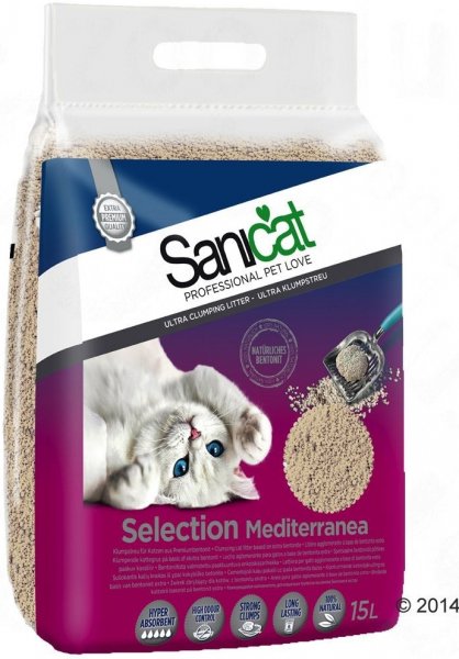 SaniCat Selection Mediterranea - 15 l