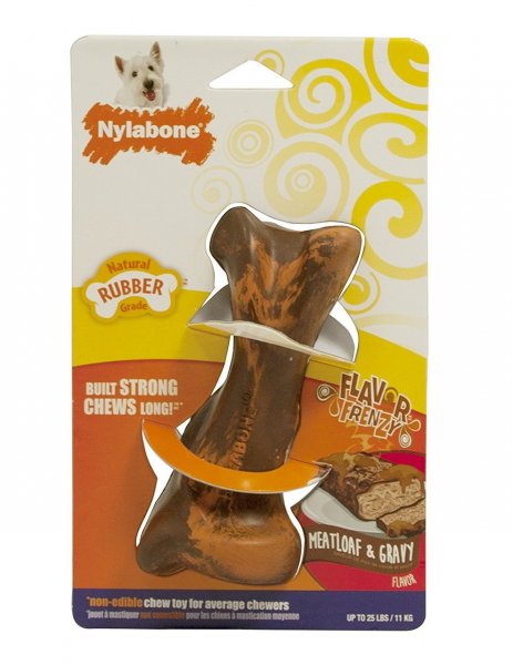 Hračka NYLAB Strong Chew Bone Beef&Gravy S