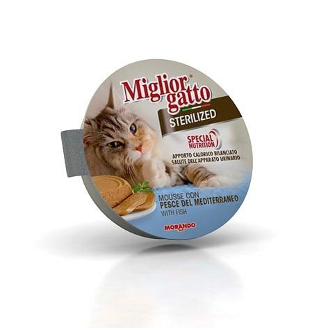 Paštika Migliorgatto Sterilized rybí pěna 85g