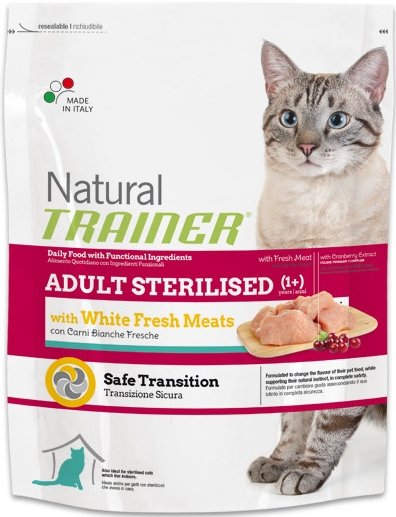 TRAINER Natural Cat Adult Sterilised s drubežím masem 300g