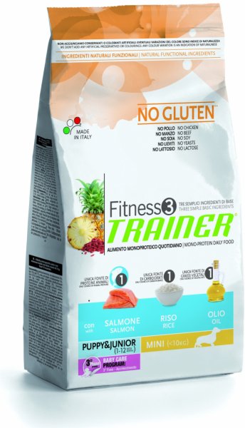 Nova Foods Trainer Fitness Puppy&Jun.Mini losos a rýže 800g