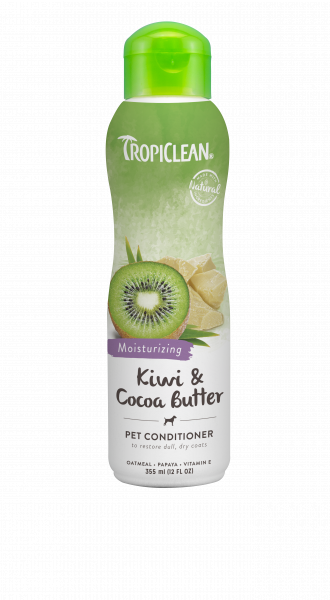 TROPICLEAN kondicionér kiwi a kakaové máslo 355ml