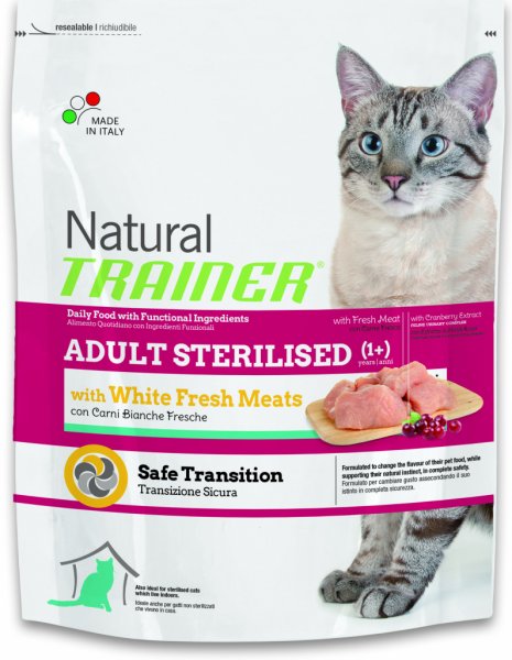 TRAINER Natural Cat Adult Sterilised s drůbežím masem 1,5kg