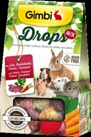 Gimborn I DROPS pro hlodavce s červenou řepou 50g