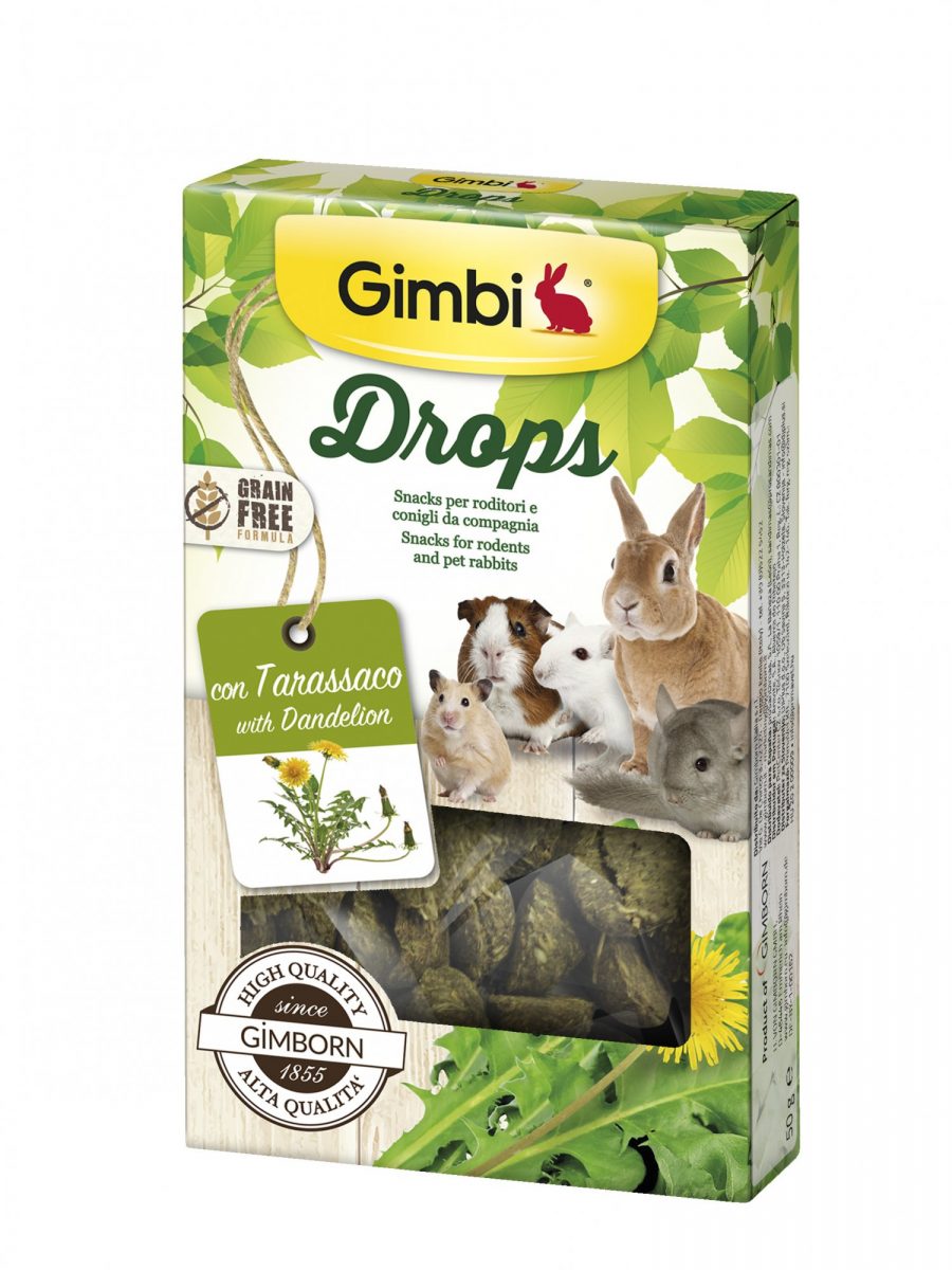 Gimbi Drops pro hlodavce s pampeliškou 50 g