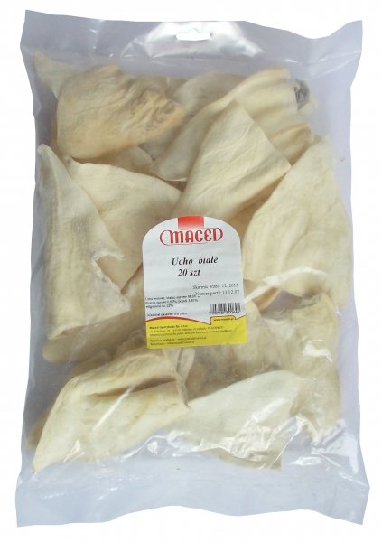 Pet Chef Dog ucho bílé 20ks