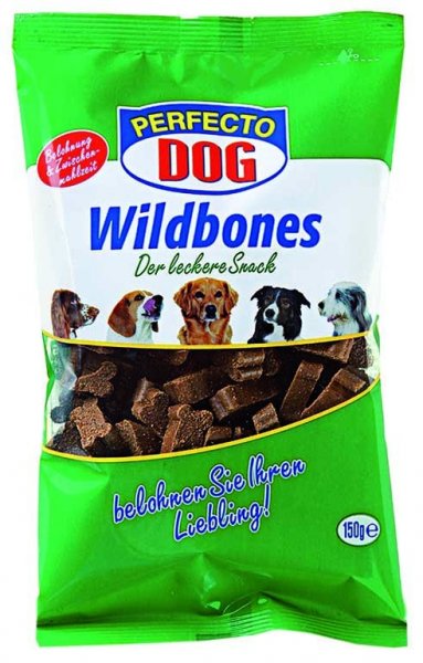 Perfecto Dog zvěřinové kostičky 150g