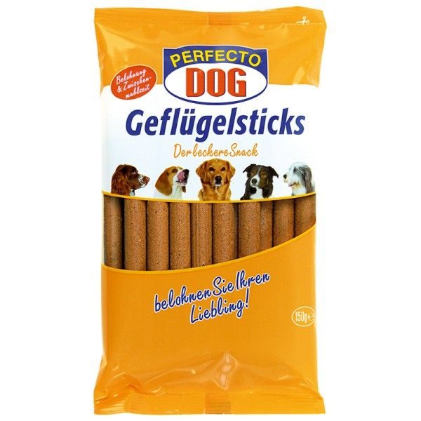 Perfecto Dog tyčky drůbeží 150g