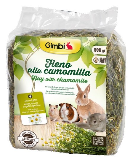 Seno krmné GIMB s heřmánkem 500g